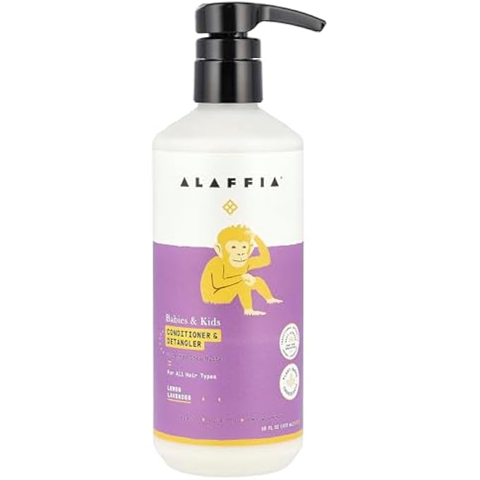 Alaffia LEMON LAVENDER CONDITIONER AND DETANGLER FOR BABIES 473 ML - Image 1